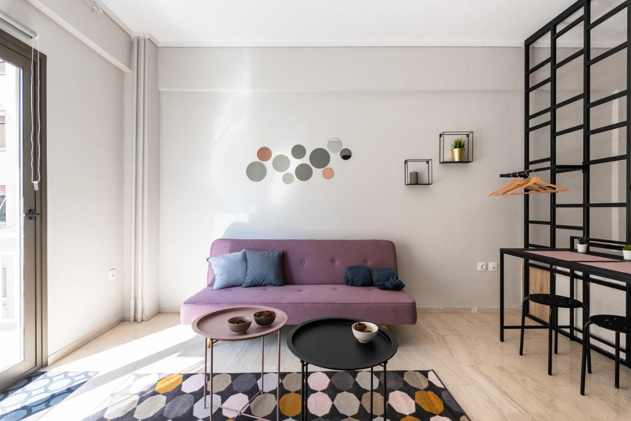 Modern Studio Close To Waterfront Thessaloniki Exterior photo